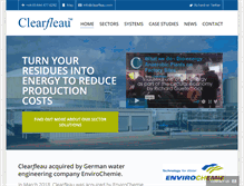 Tablet Screenshot of clearfleau.com